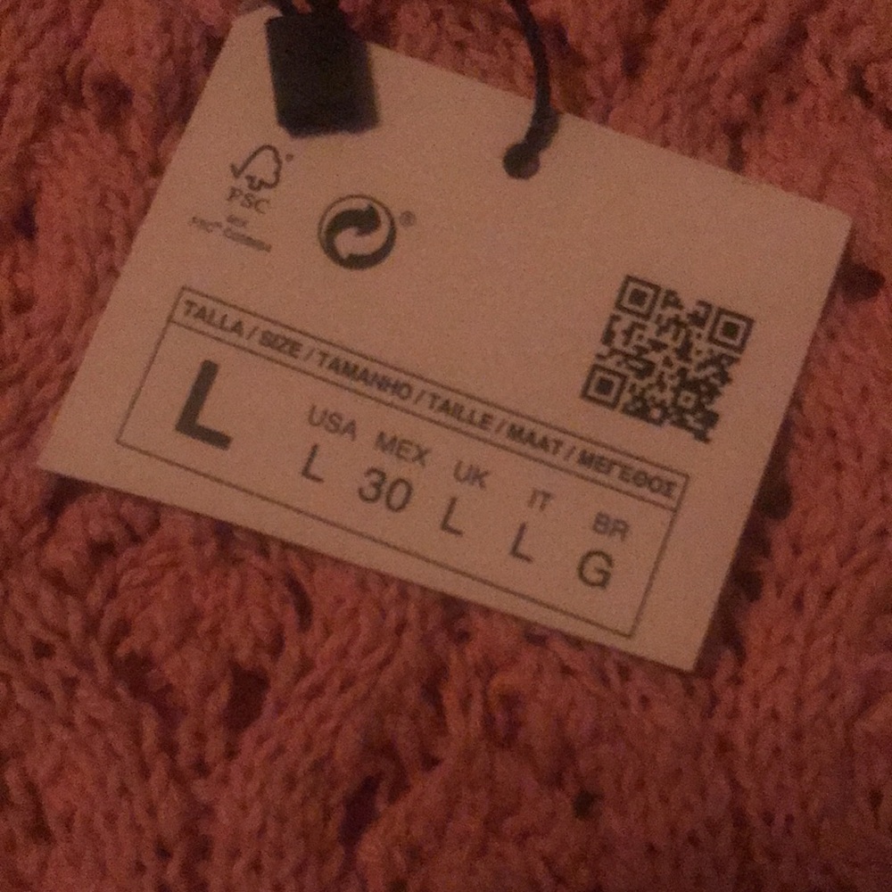 NEW Zara Knit Sleeveless Tank Top Pink Large - Picture 2 of 4